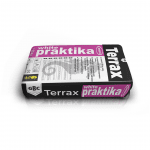 Циментова шпакловка GBC Terrax Praktika, с фибри, бяла