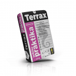 Циментова шпакловка Terrax Praktika, 25кг, бяла