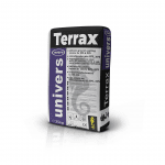 Лепило шпакловка за EPS Terrax Univers, с фибри, сива