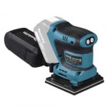Виброшлайф акумулаторен Makita DBO480Z, 18V, LXT, 112x102мм плот, 1.5 мм ход на шкурка