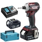 Акумулаторен ударен/Impact винтоверт Makita DTD171TJAR, 18V, 2x5Ah, 180Nm
